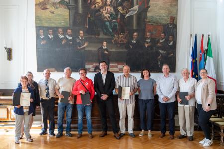 Voznikom prostovoljcem iz programa Prostofer, podelili Zahvale Občine Piran